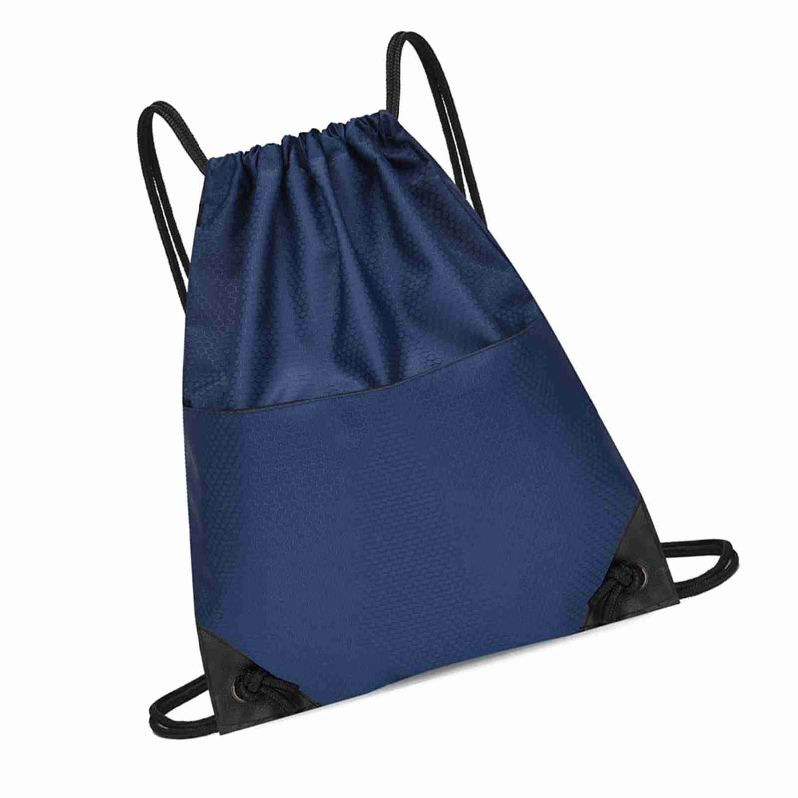 Drawstring Bag Waterproof Oxford Cloth Draw String Back Sack With S1L7