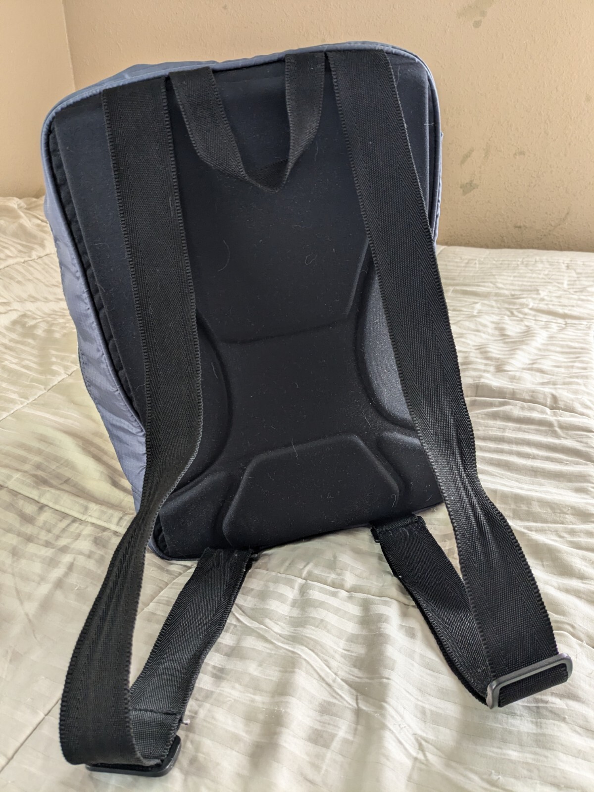 Vintage Diesel Blue Backpack And Blue Knit Diesel Beanie