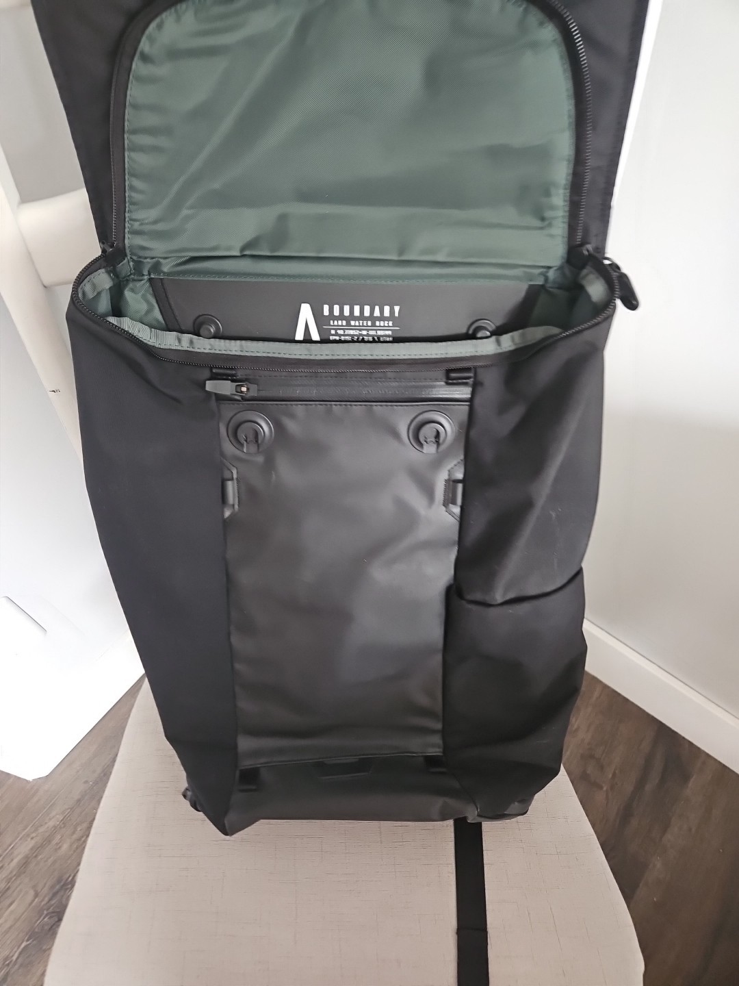 Boundary Supply Errant Pack 20L Backpack Black | Modular Laptop Travel Bag