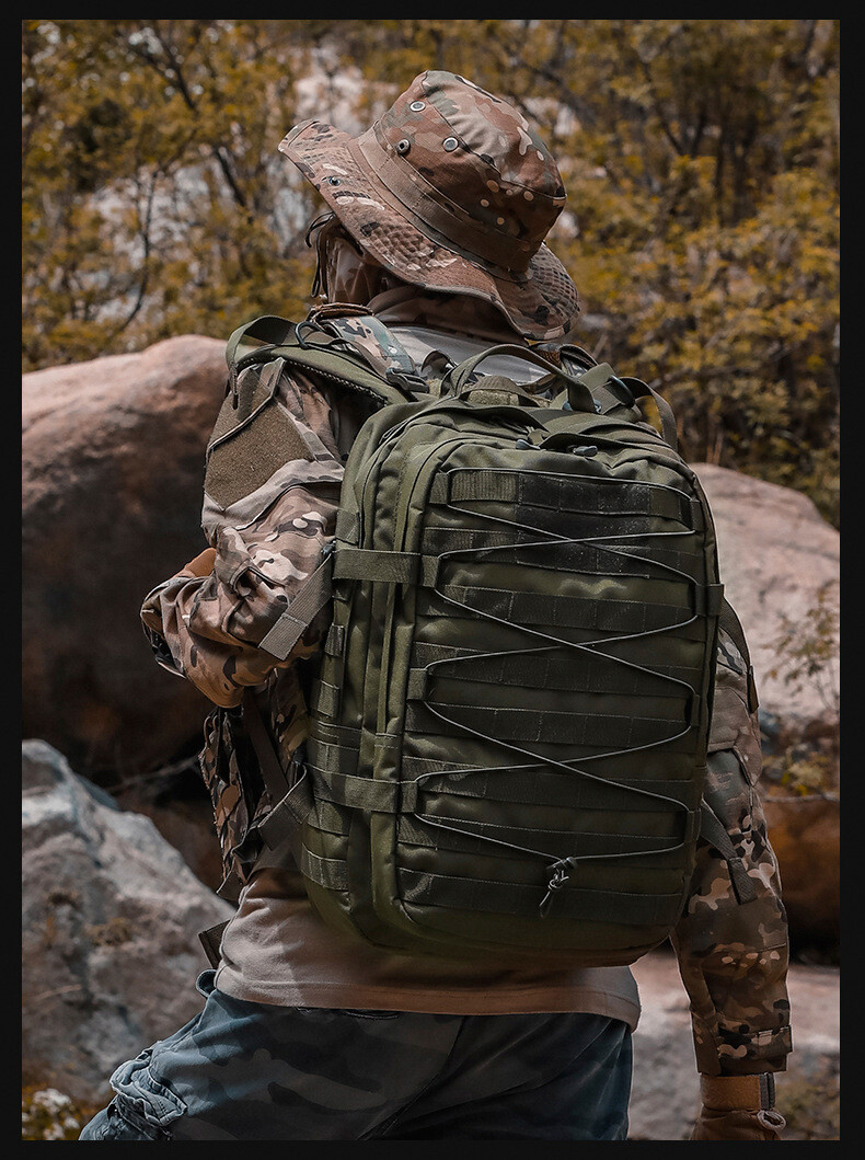 Men’s Tactical Military Backpack Durable Rucksack for Camping Hiking Outdoor