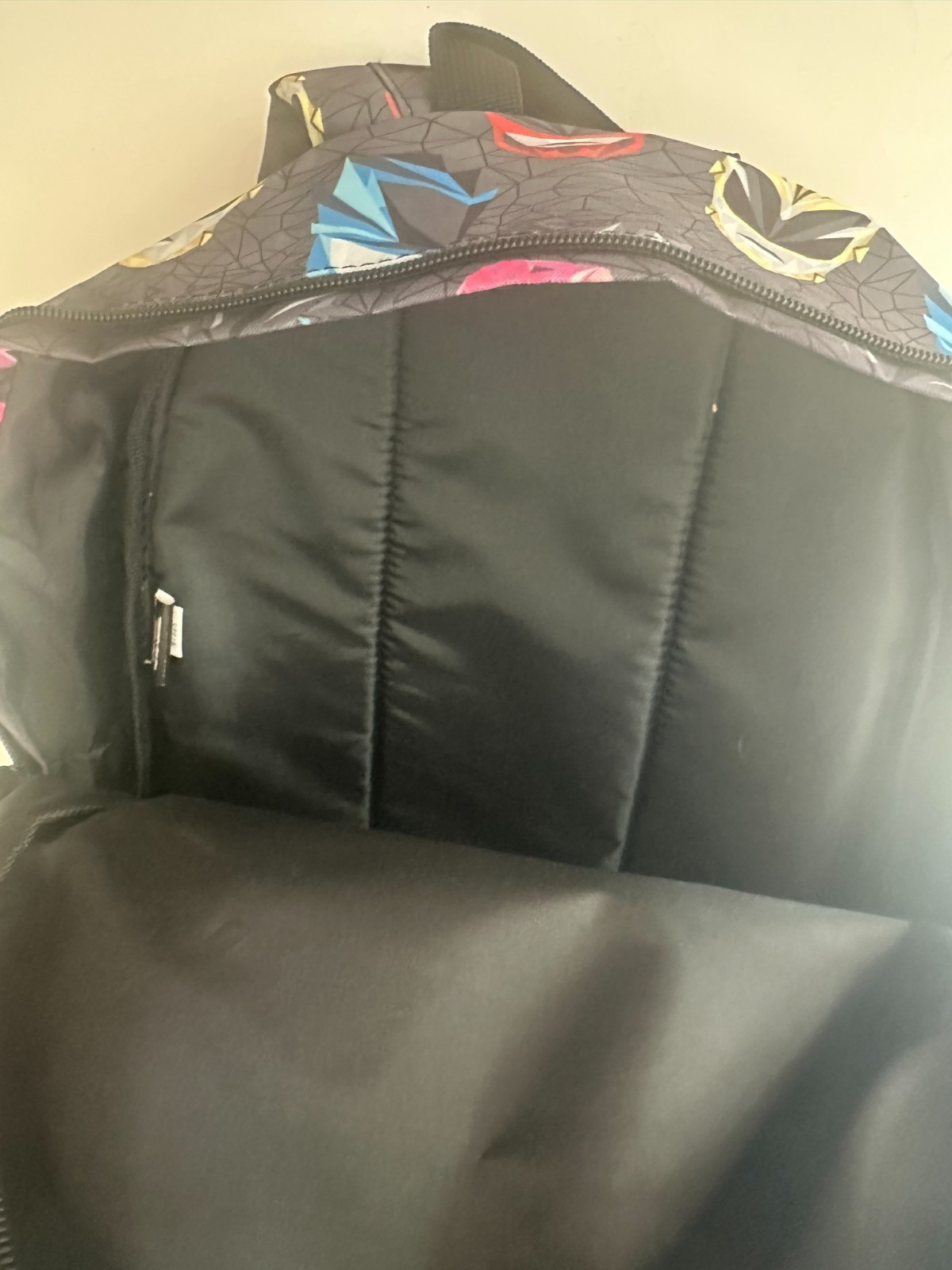 NEW Mighty Morphin Power Rangers Red Yellow Blue Pink Black Helmet Bag Backpack