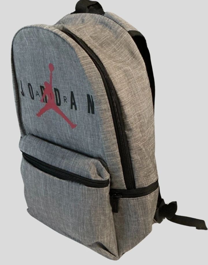 Nike Air Jordan HBR Air Grey Backpack Travel Laptop Bag