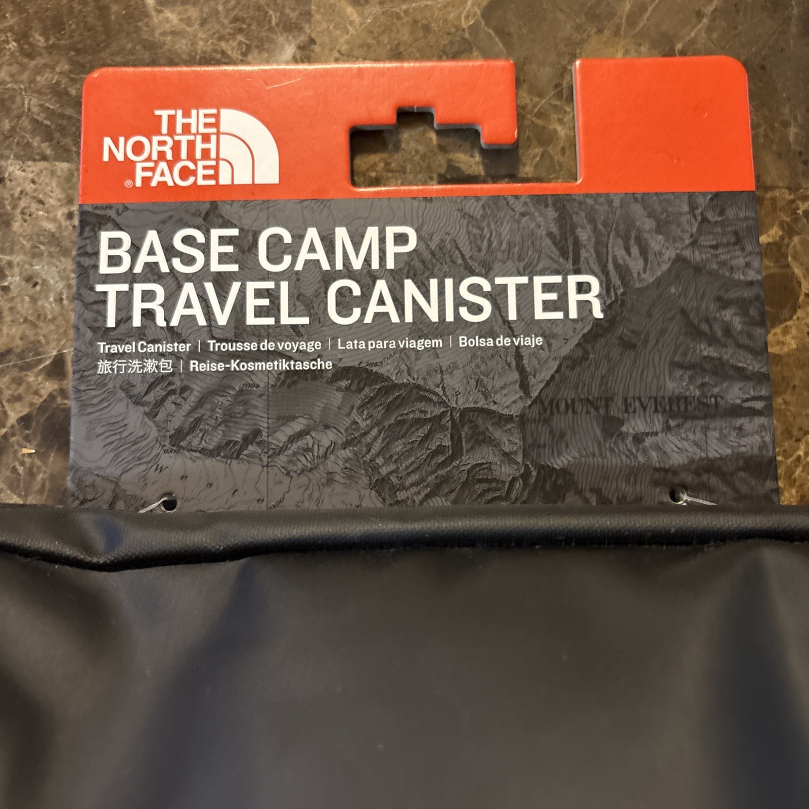 The North Face Base Camp Travel Canister Black New with Tags + Removable Mirror