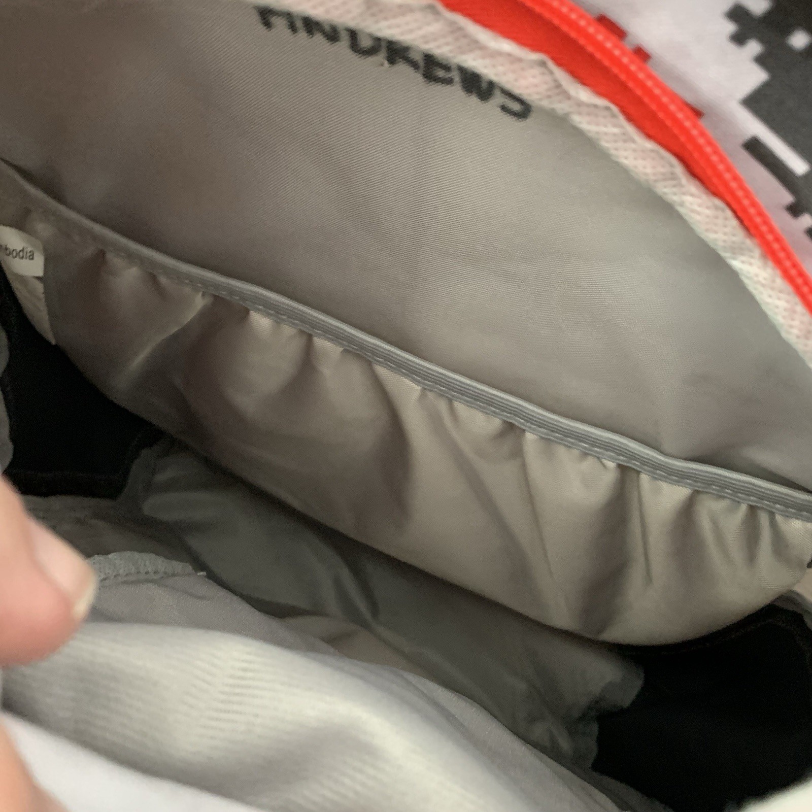 Eastport Access Backpack Unisex Digital Camo Red Black Gray