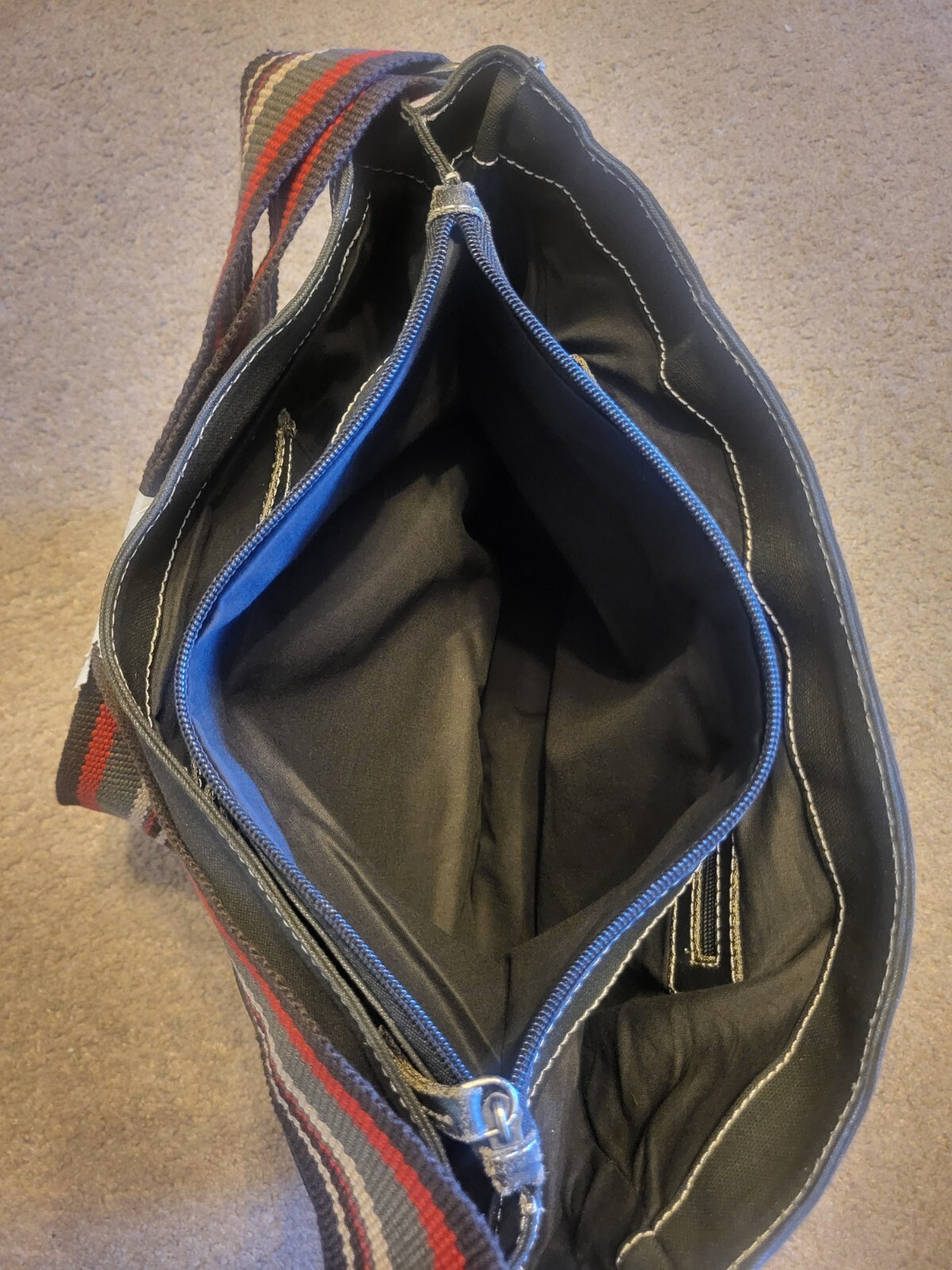 Wilsons Leather Black Laptop Briefcase Messenger Bag Large 15×13 * VINTAGE NWT