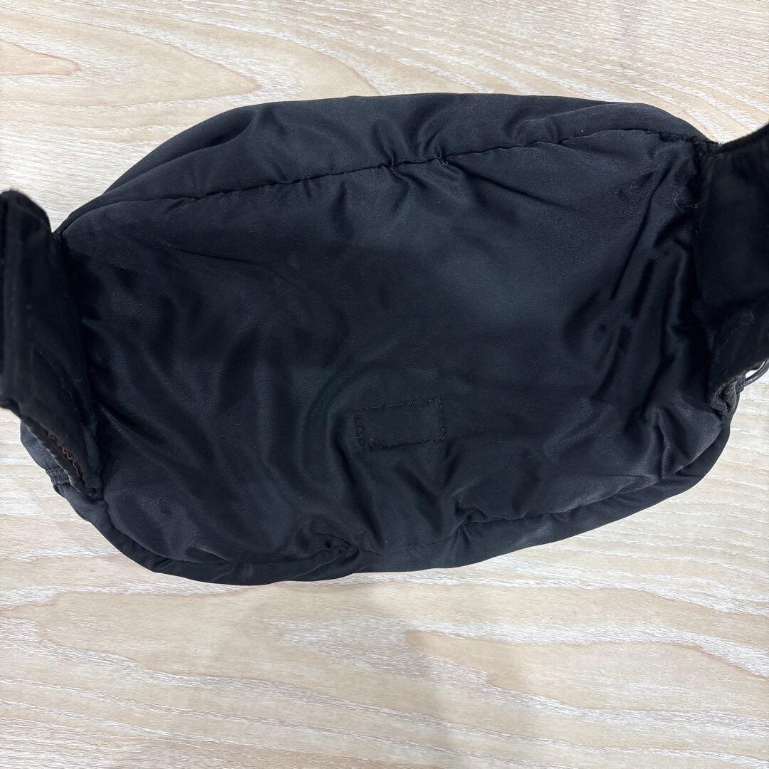 Porter Tanker Waist Bag Black Nylon Crossbody Shoulder Bag Japan 27cm 15cm