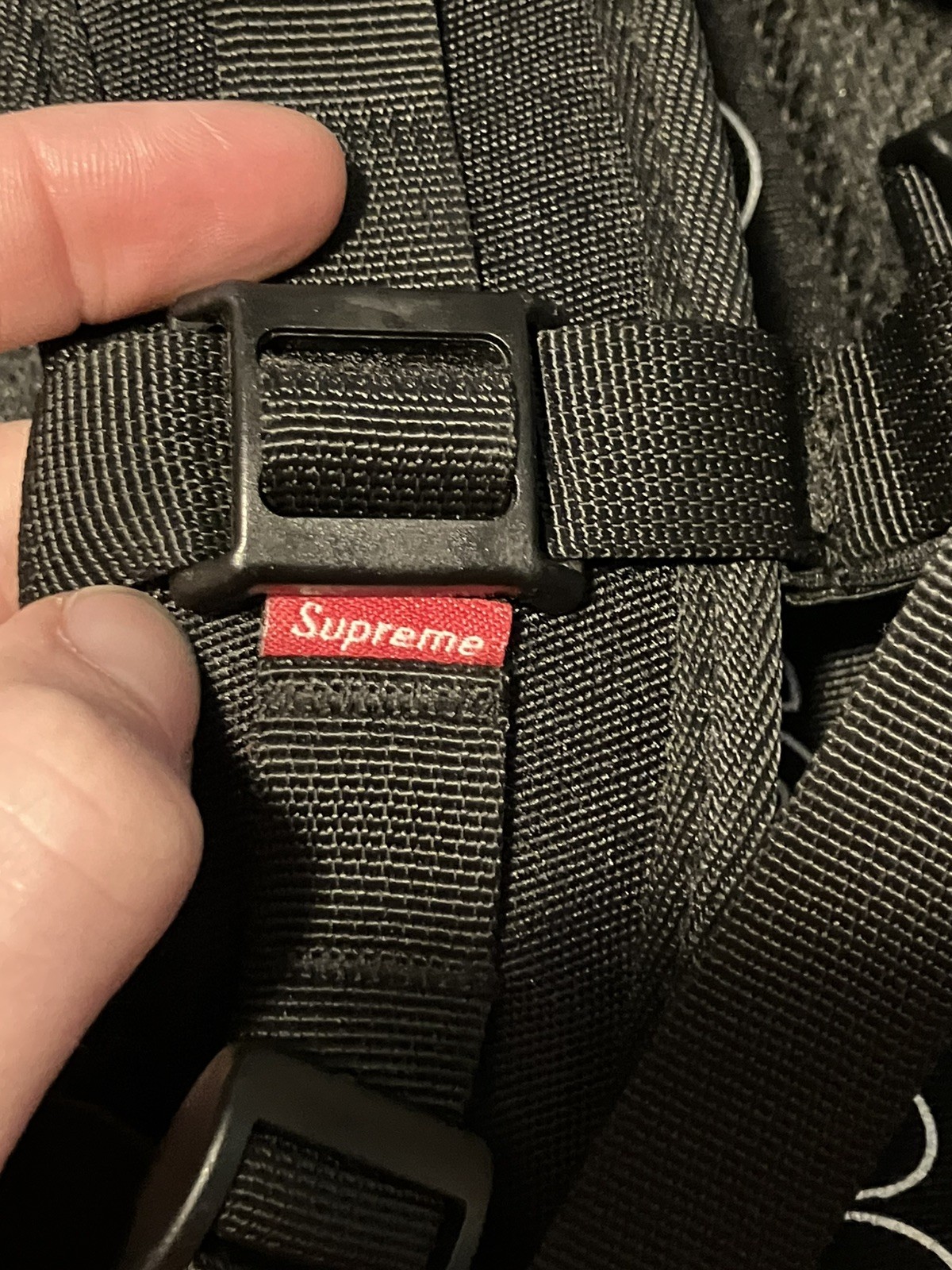 Supreme SS20 Black Mesh Backpack