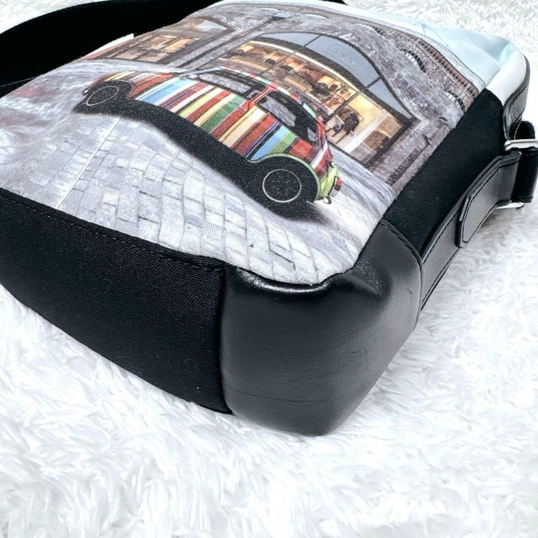 Beautiful item✨ Paul Smith shoulder bag Mini Cooper multi-stripe leather