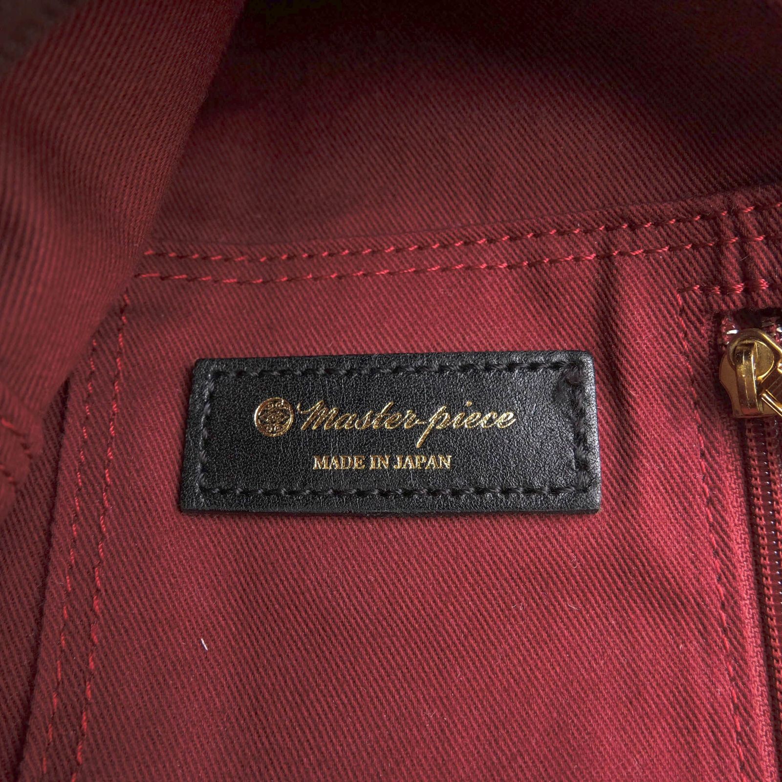 master-piece GLOSS 01642-v2 Sling Body Bag Brown Leather Japan Used