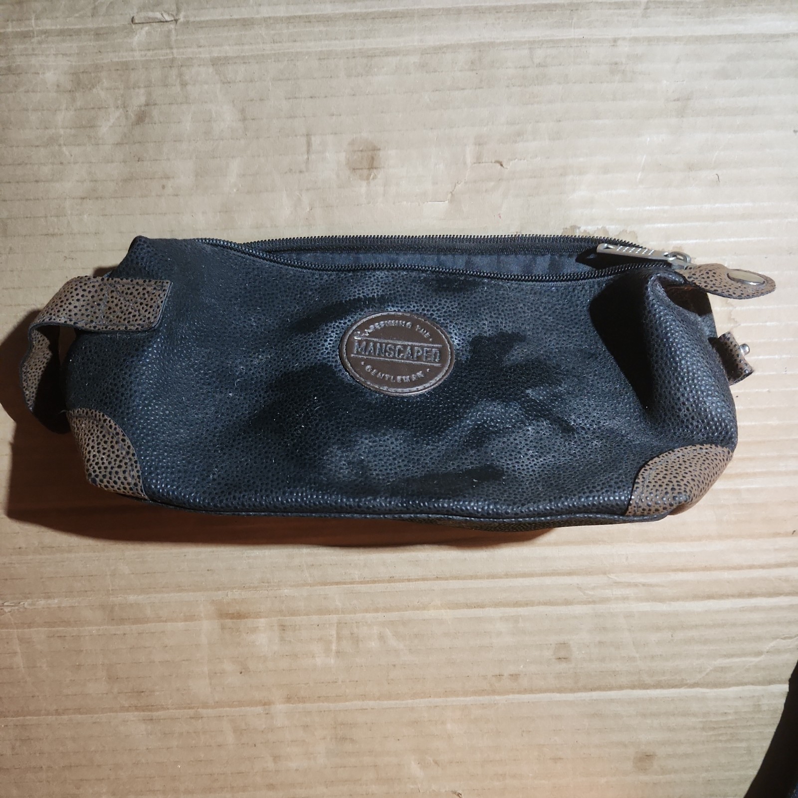 Manscaped The Shed Travel Bag Water Resistant Zipper PVC Polyester