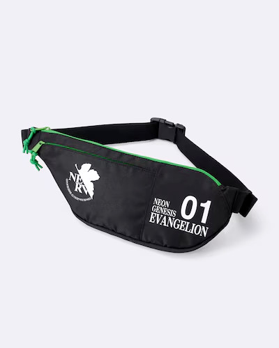 EVANGELION x GU Belt Bag Orange & Black EVANGELION Japan Exclusive 2025 NEW