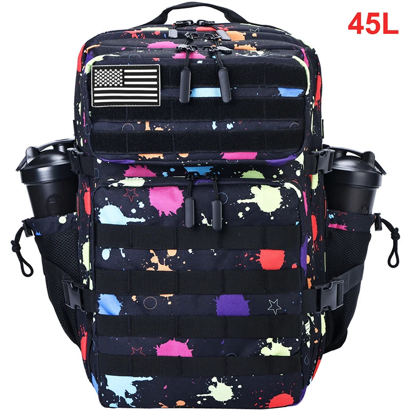 45L Tactical Backpack Waterproof Outdoor Hiking Camping Survival Travel Bag