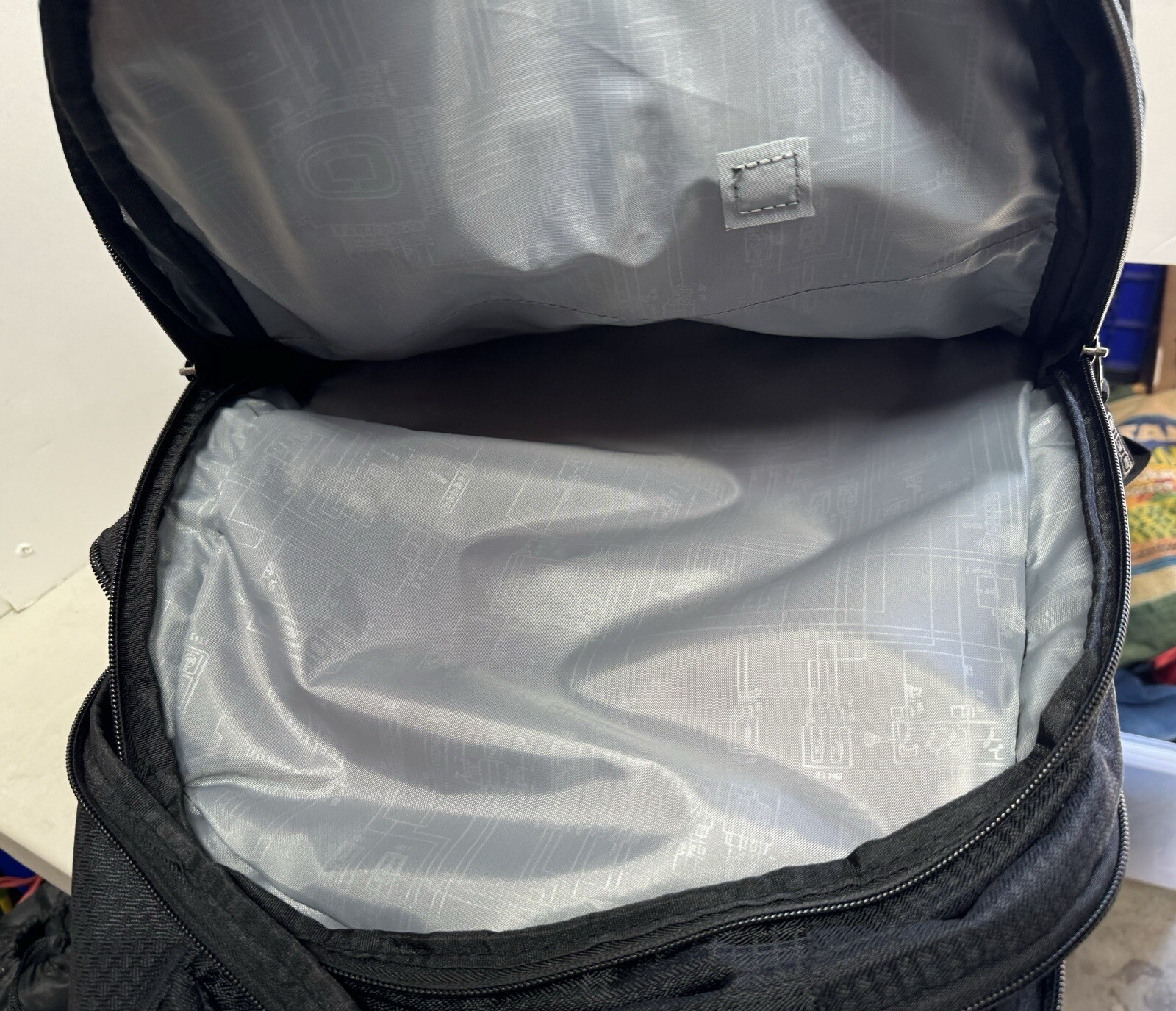 OGIO Black Excelsior Carry-On Commuter Backpack Laptop Sleeve Pockets Embroidery