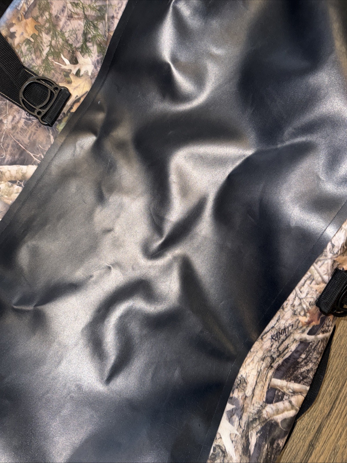 Retired RTIC Waterproof Duffle Bag 140L Kanati Camo Backpack Straps Heavy Duty