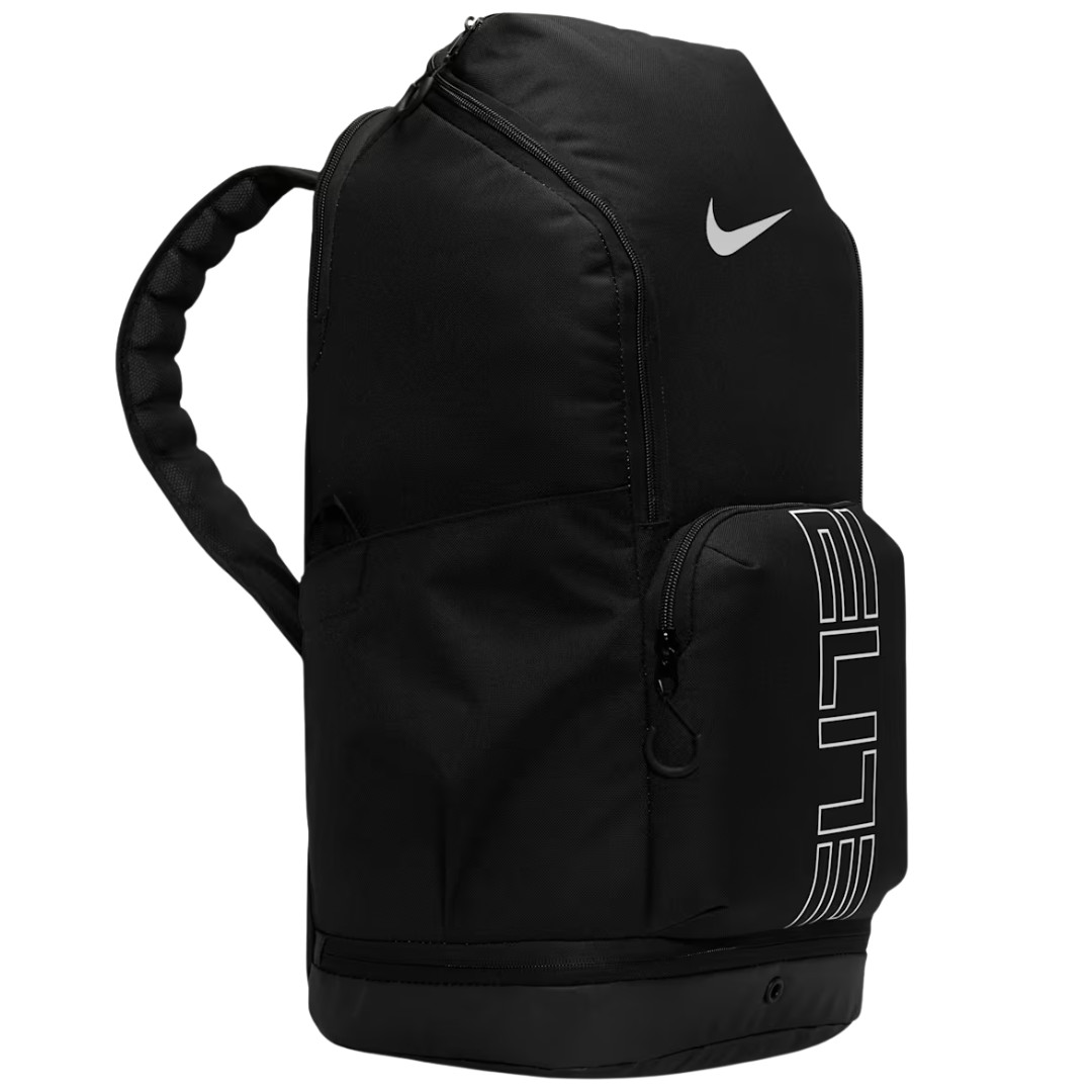 Nike Varsity Elite Backpack Black and Metallic Silver HM9965-010 32L