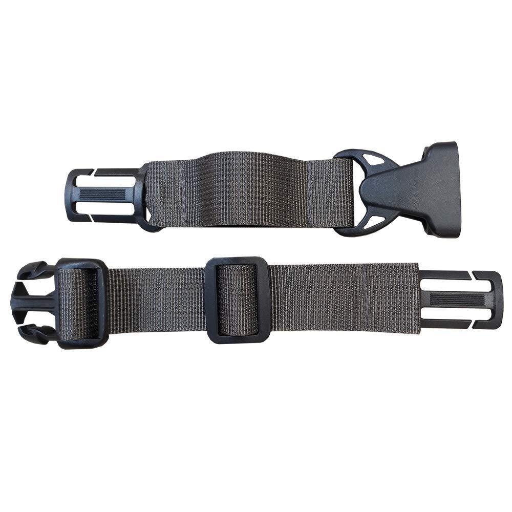 Backpack Chest Strap Nylon Fits 1-Inch Webbing Adjustable Buckle Wolf Grey