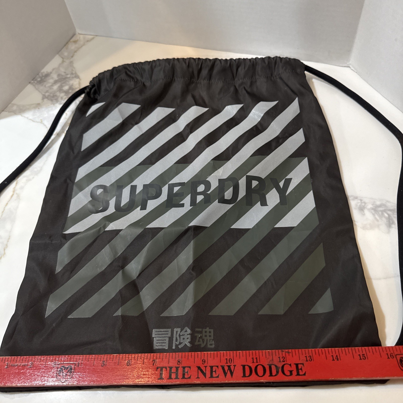 Superdry Reflective Drawstring Bag