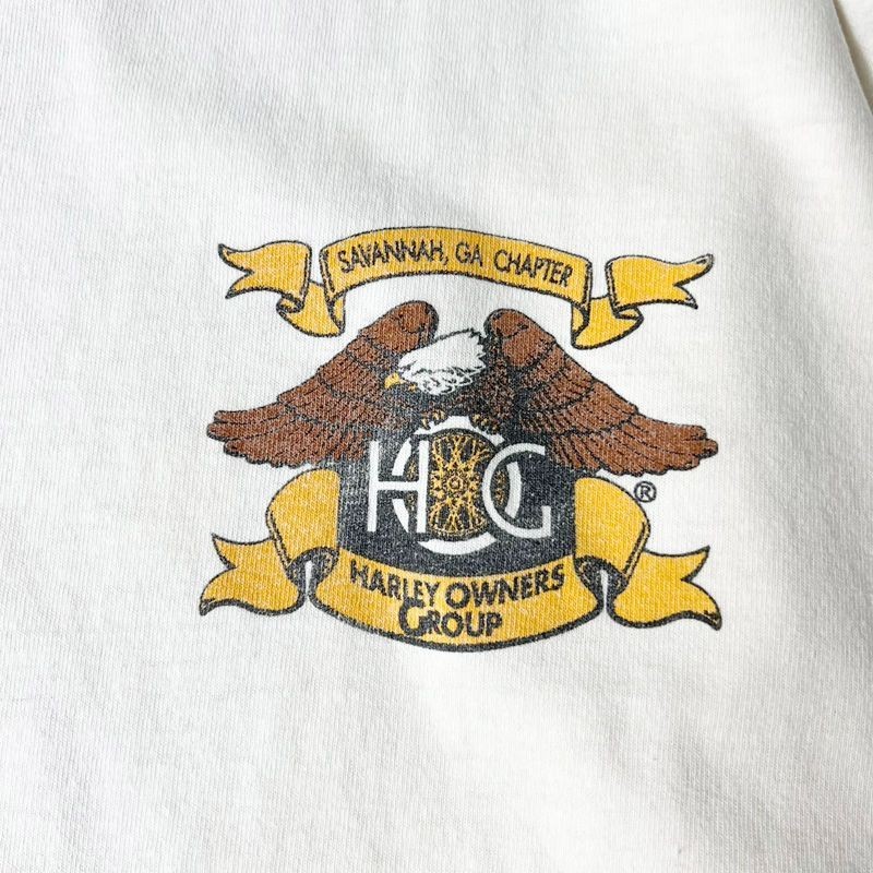 00s HARLEY DAVIDSON 4-sided print short sleeve T-shirt XL / 00’s Old