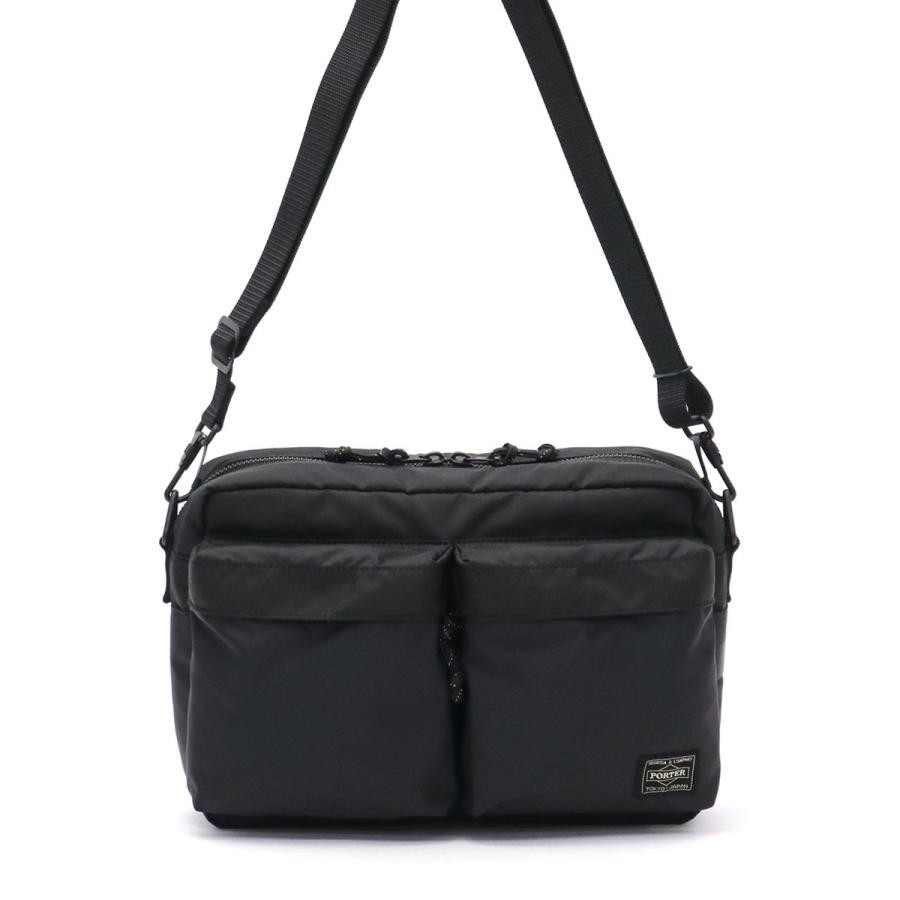 PORTER YOSHIDA FORCE SHOULDER BAG S 855-05457 Color Black/Olive Drab/Navy New