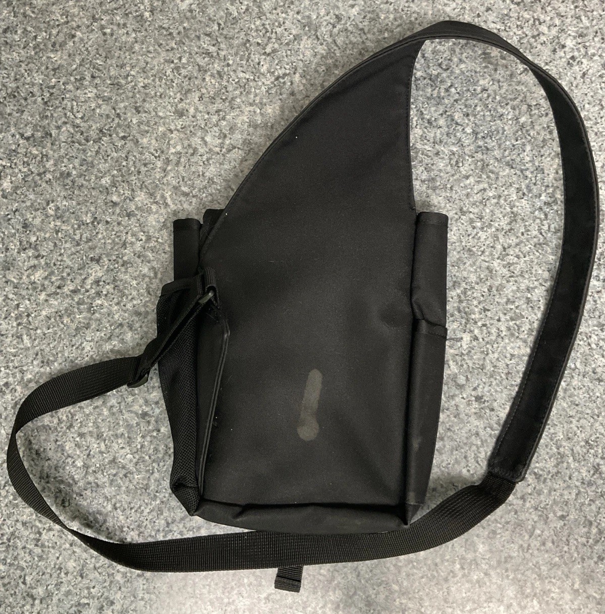 Vintage Y2k Nike Sling Bag Black Shoulder Crossbody Messenger Travel Pre-Owned