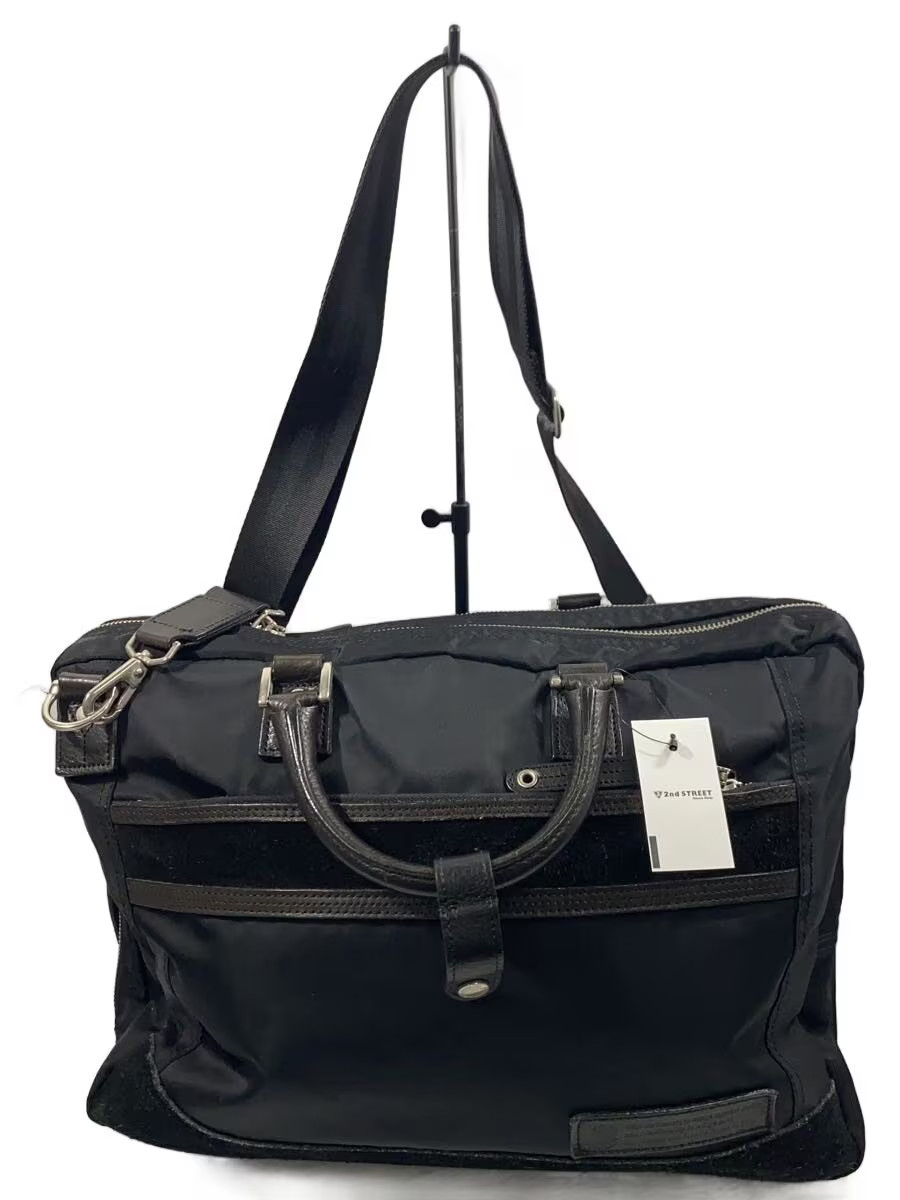 MASTERPIECE Density Bag, Nylon, Black, Plain, 01376, 2-way Formal Business Bag