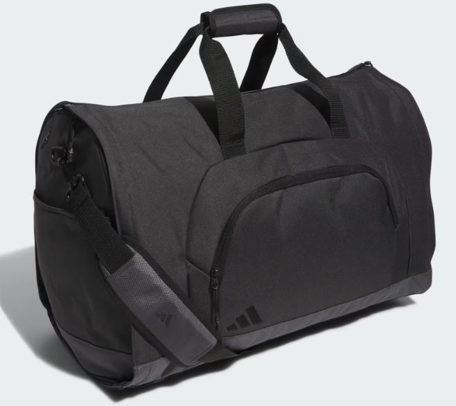 Adidas Garment Convertible Duffel Bag Large Black Travel Carry-On NEW