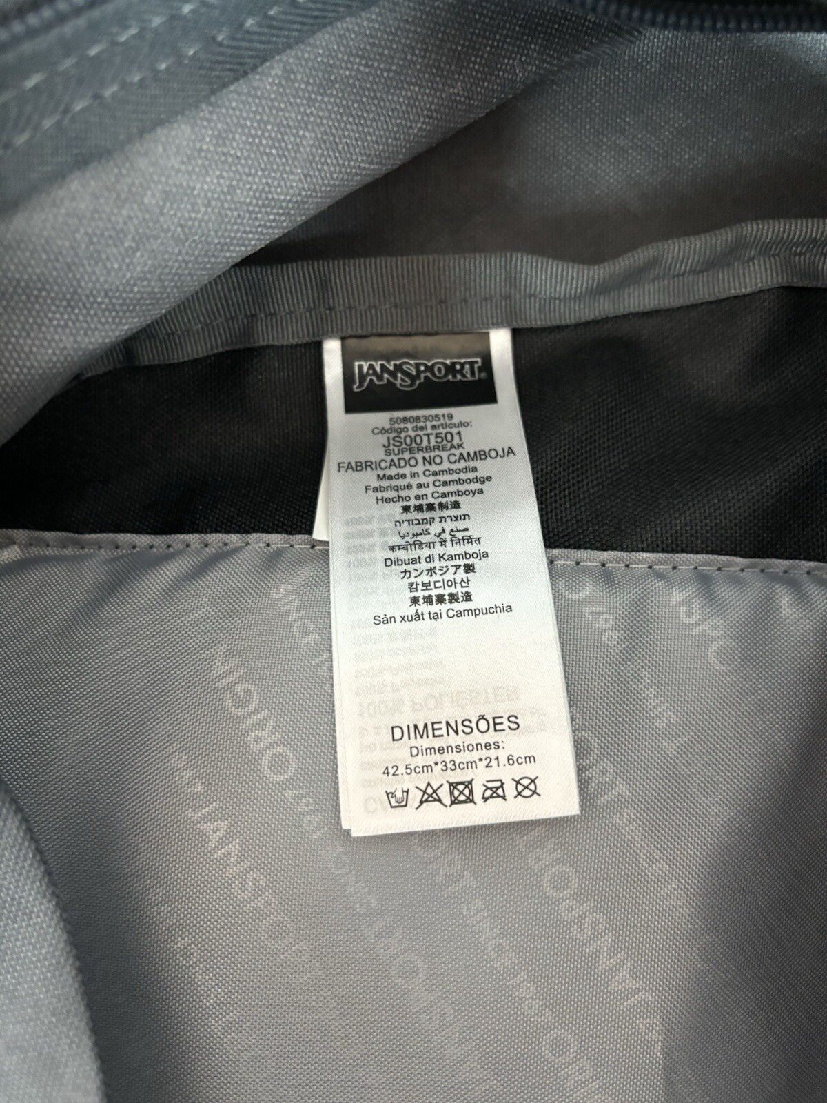 JanSport Super Break Backpacks – Grey