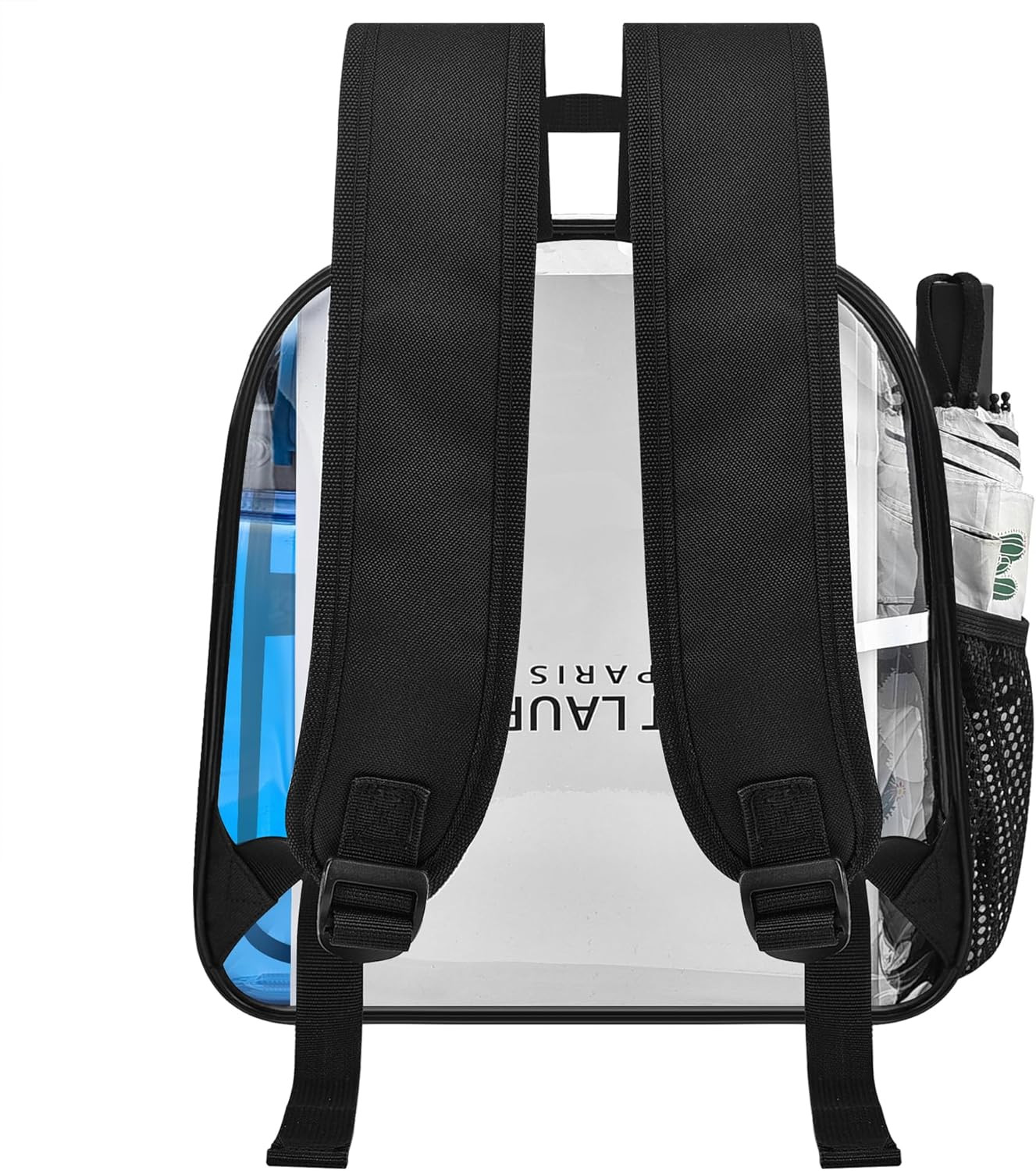 12x6x12″ Mochila De Escolar Transparente Para Adolescentes Mujer Hombre Ninas Ni