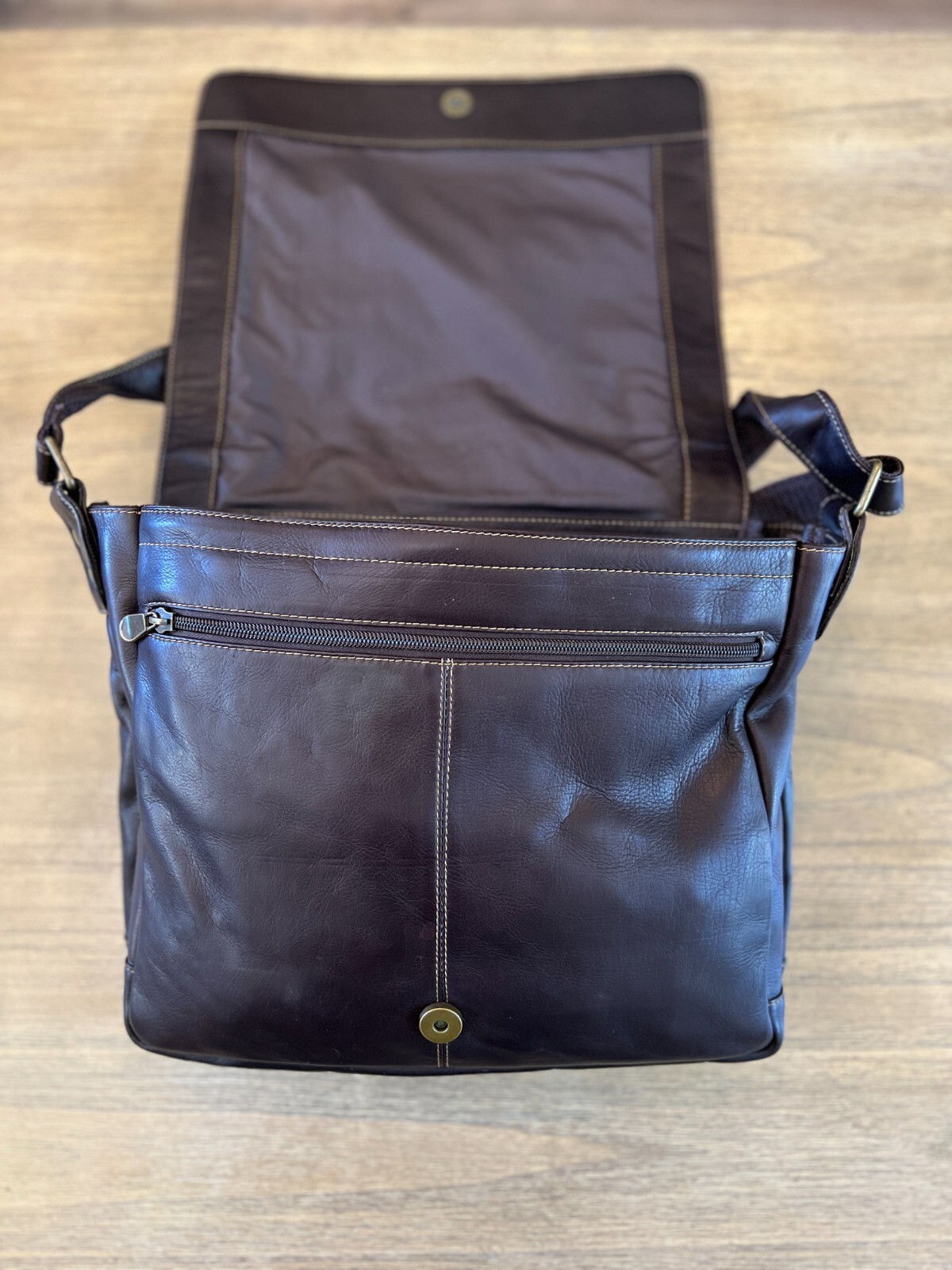 Genuine Leather Messenger Bag