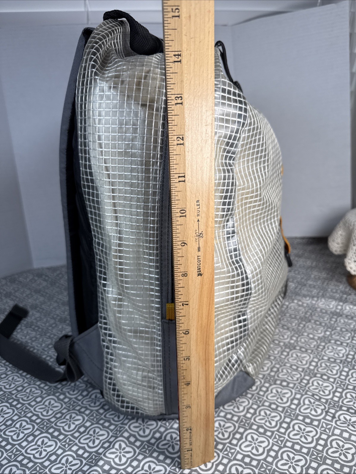 Eddie Bauer Clear Transparent PVC Multi-pockets Backpack