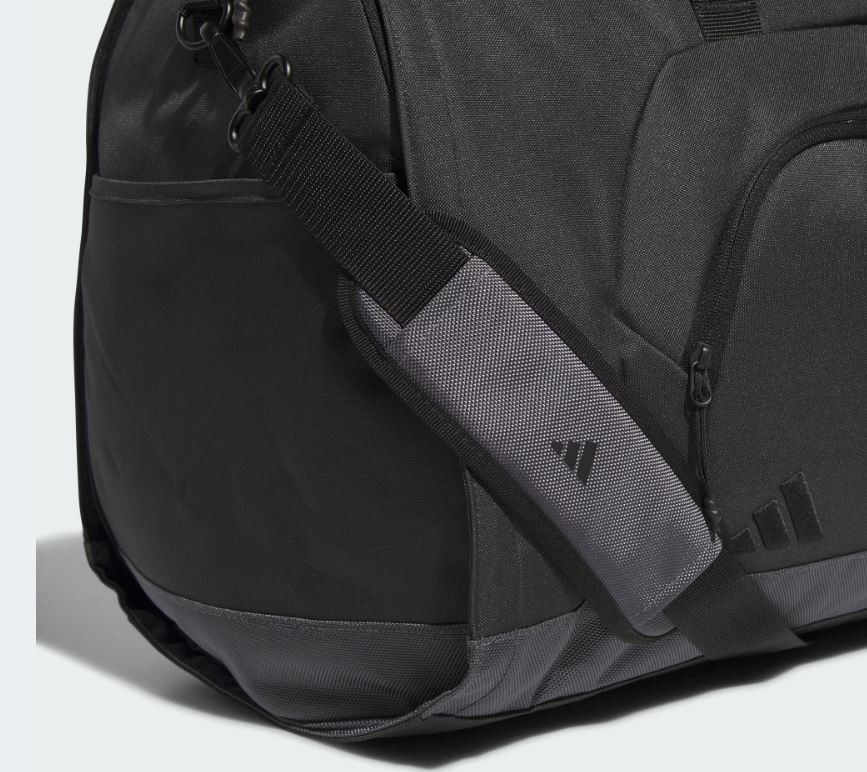 Adidas Garment Convertible Duffel Bag Large Black Travel Carry-On NEW