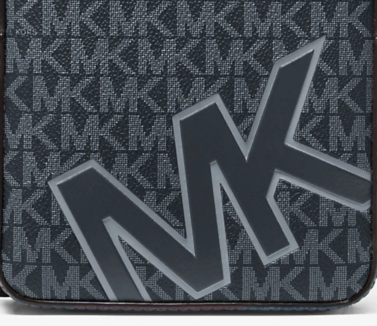 Michael Kors Cooper Medium Signature Logo Crossbody Sling Pack Men Blue New