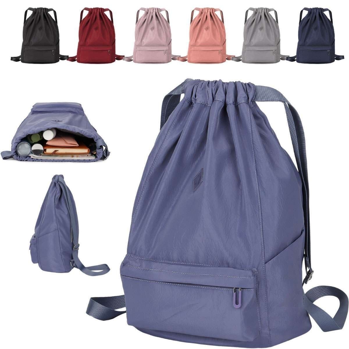 Waterproof Drawstring Bag Gym Bag String Bag Sackpack Cinch Shoulder Backpack