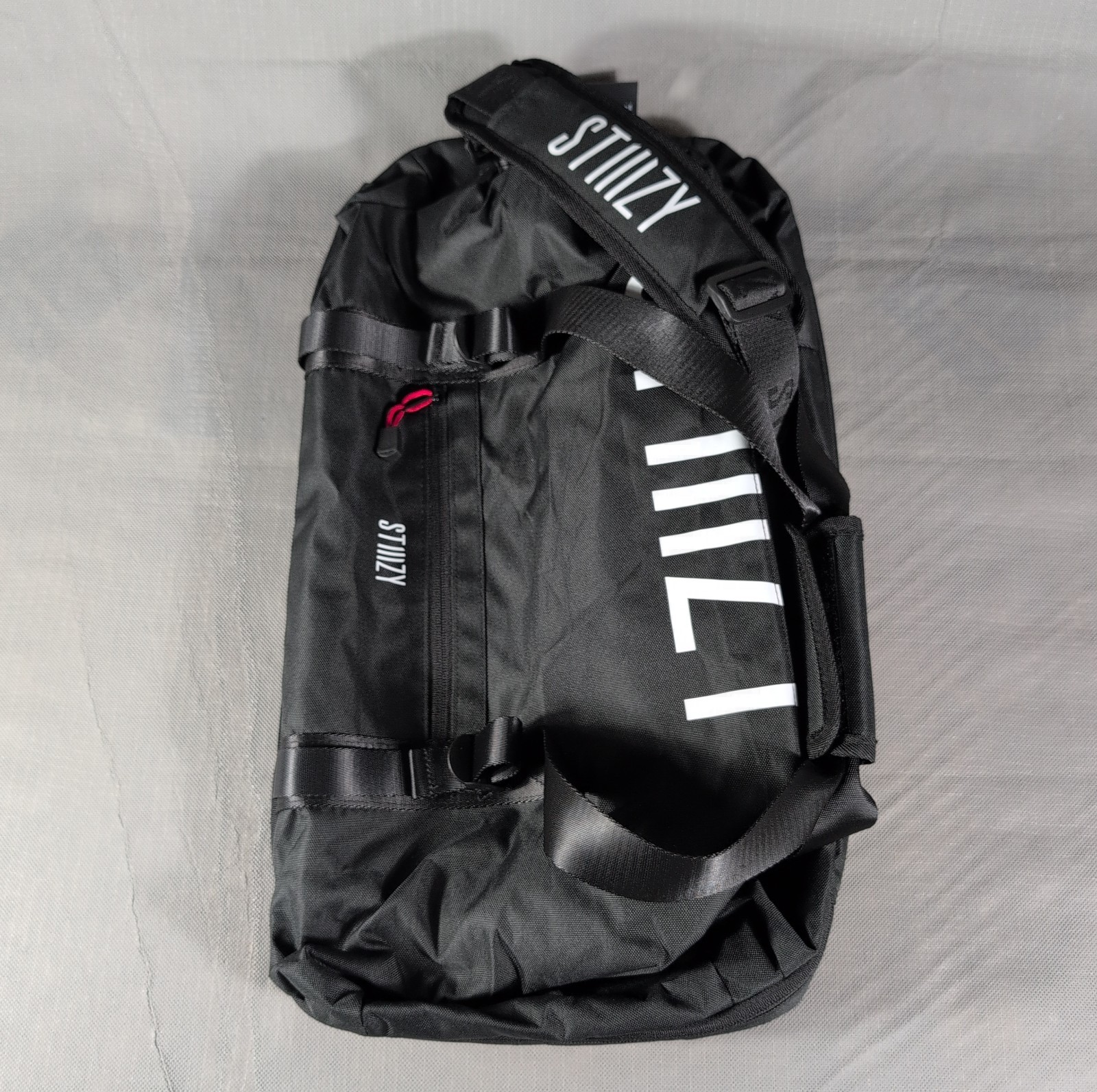 STlllZY Limited Edition Black Double Lined Smell Proof III Duffle Bag w/Strap