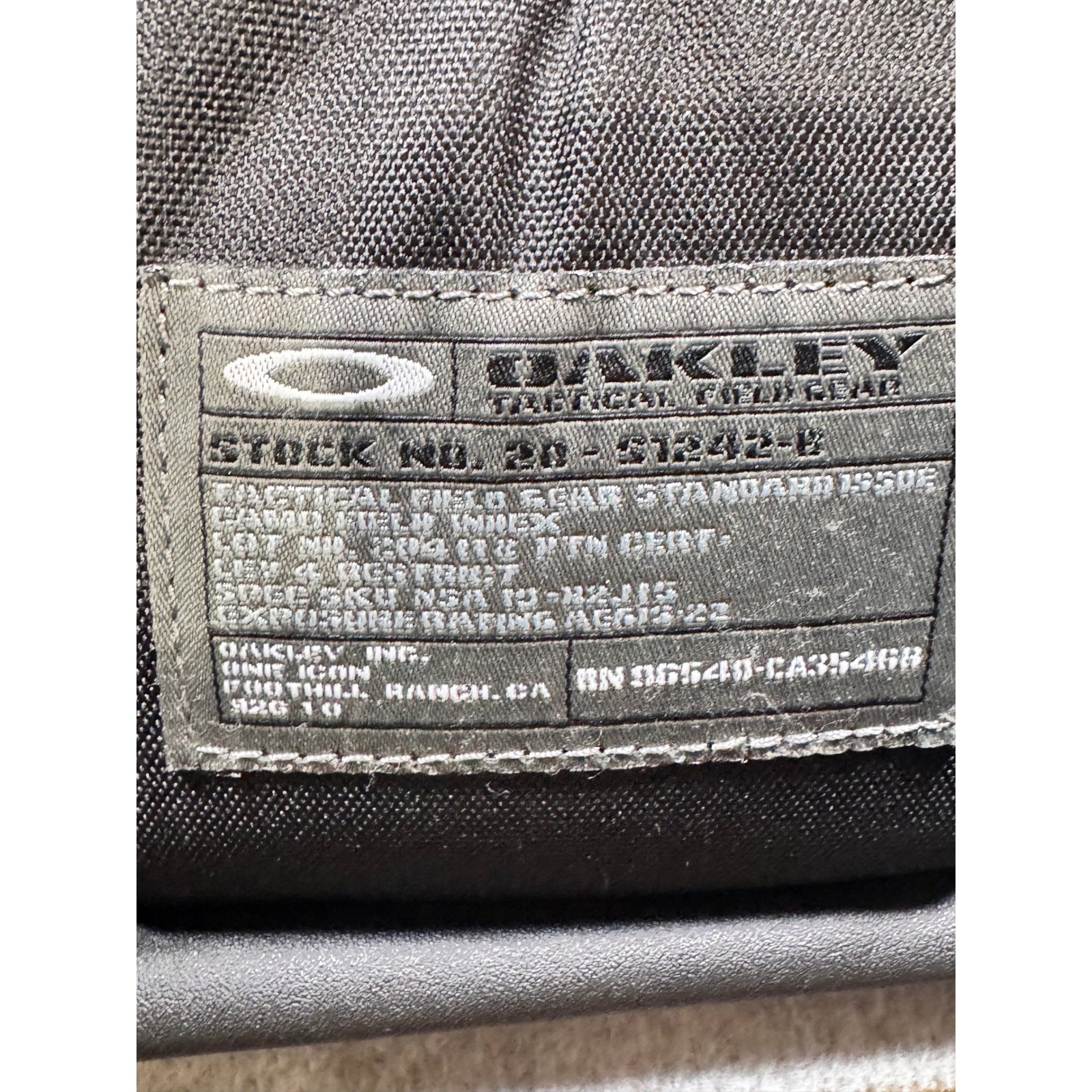 Oakley Kitchen Sink Backpack Black Tactical Field Gear Laptop Bag 92060-001