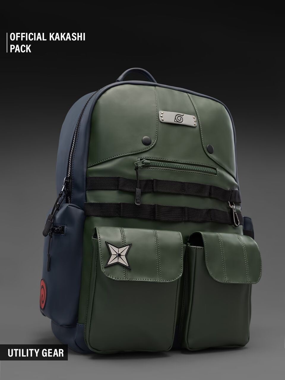 Naruto Kakashi Hatake Tactical Utility Backpack Official Licensed 2026