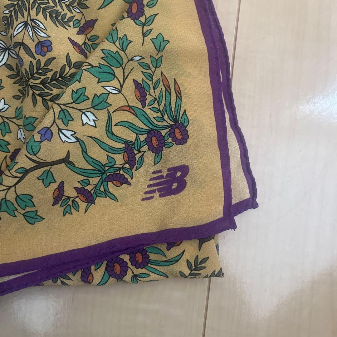 Drake’s × New Balance Scarf Silk 70x70cm Floral Italy Limited Edition