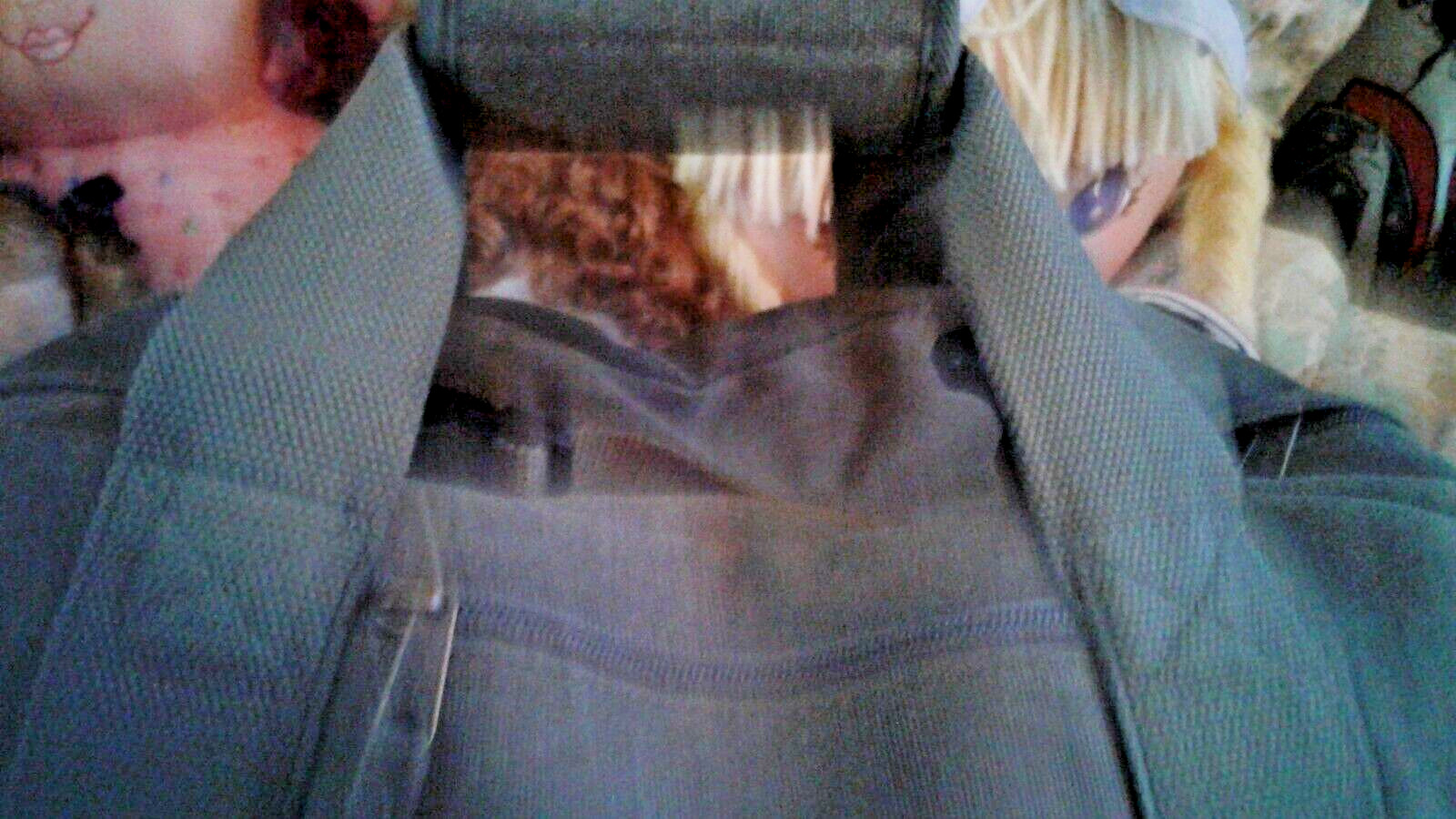 Vintage LL Bean Green canvas travel Duffle bag 100% cotton