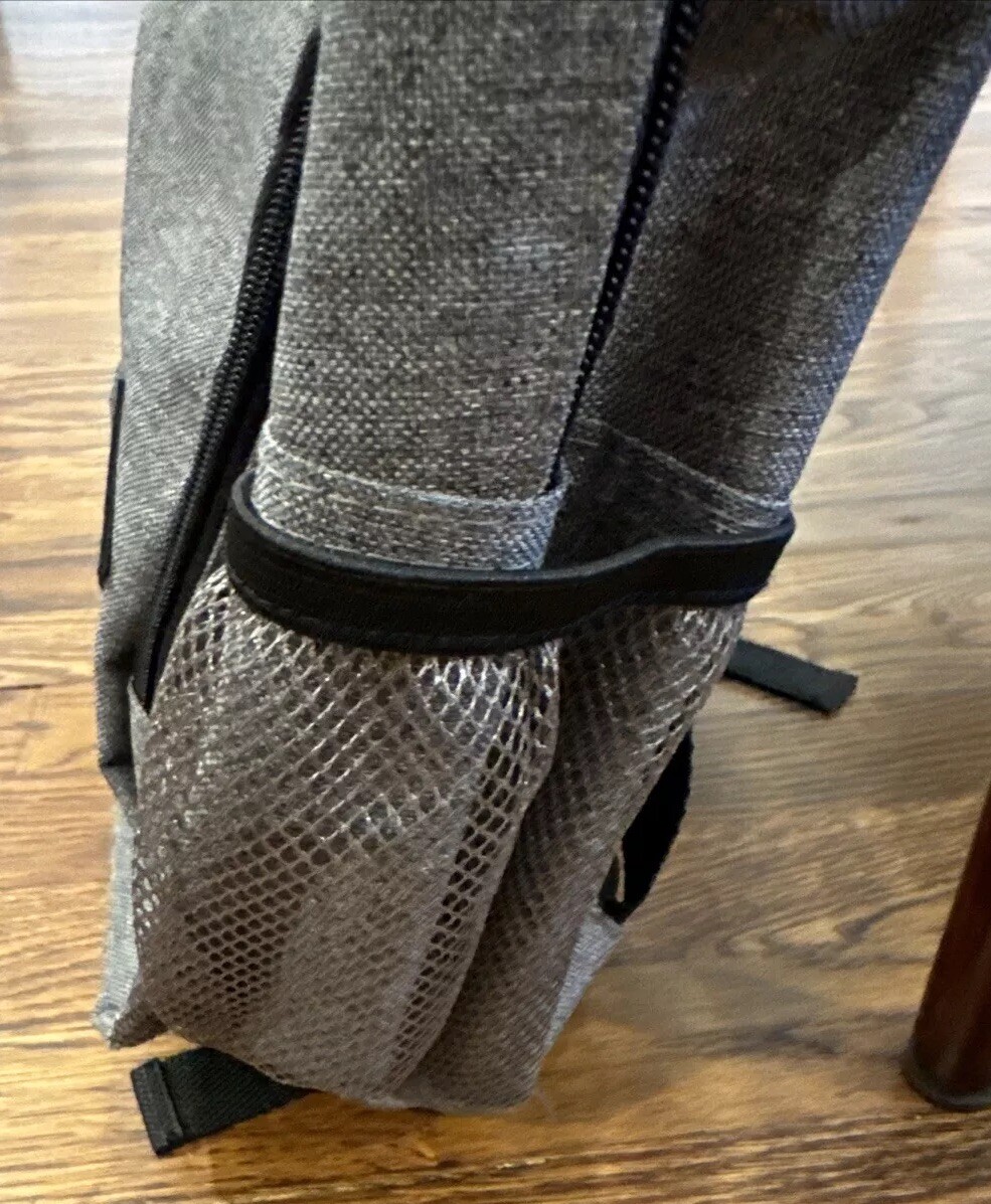 NWOT Leeds Deluxe 15″ Laptop Backpack Graphite #3450-34 “Turner” Branded Atlanta