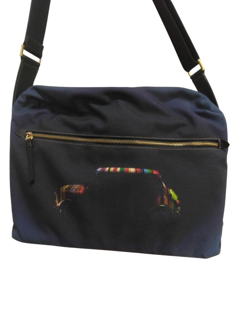 Unused Paul Smith Paul Smith ◆Mini Cooper print shoulder bag