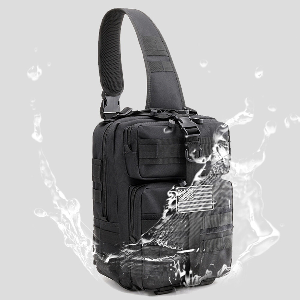 Tactical Key Pouch Backpack Men’s Molle Crossbody Sling Messenger Shoulder Pack