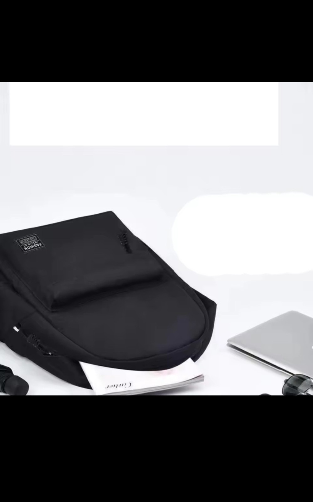 Men’s Minimalist Backpack Large Capacity Laptop School Bag Durable & Washable