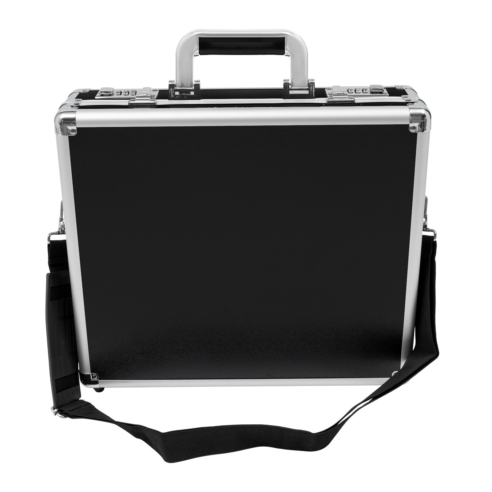 Aluminum Hard Case Big Capacity with Combination Lock Briefcase with Pocket