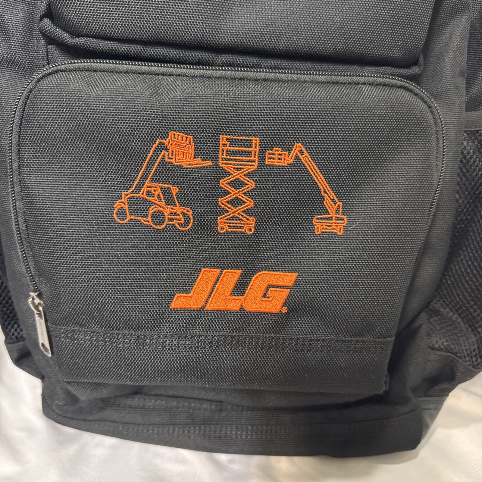 EUC Carhartt Black Foundry Series 28L Dual Compartment Backpack With JLG Logo