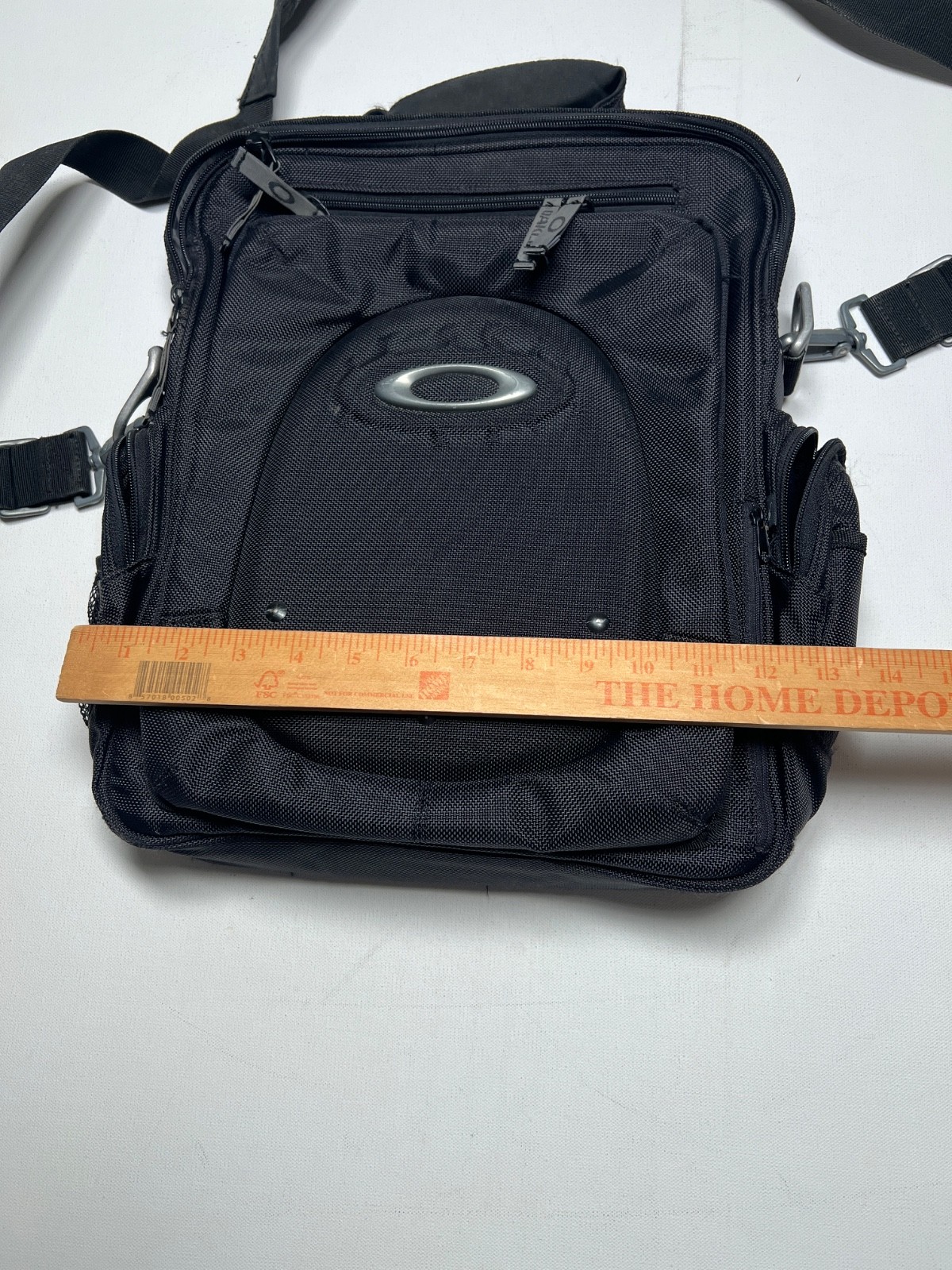 Oakley Ballistic Nylon Tactical Field Gear Vertical Laptop Messenger Bag Y2k