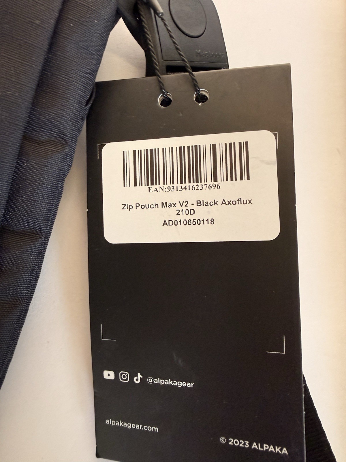 Alpaka ZIP Pouch Max V2 Black