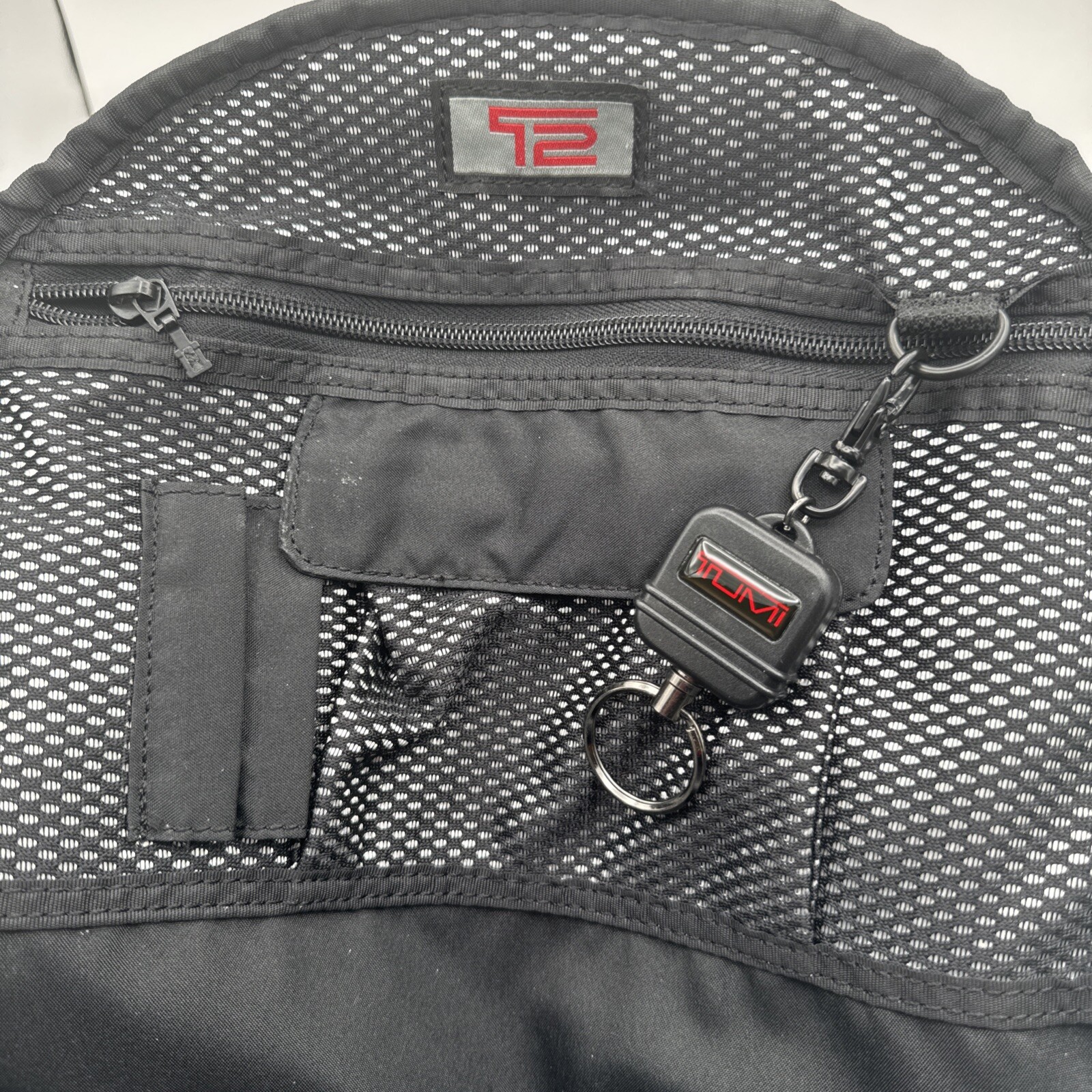 TUMI T2 Black Ballistic Nylon Backpack – Mint Condition