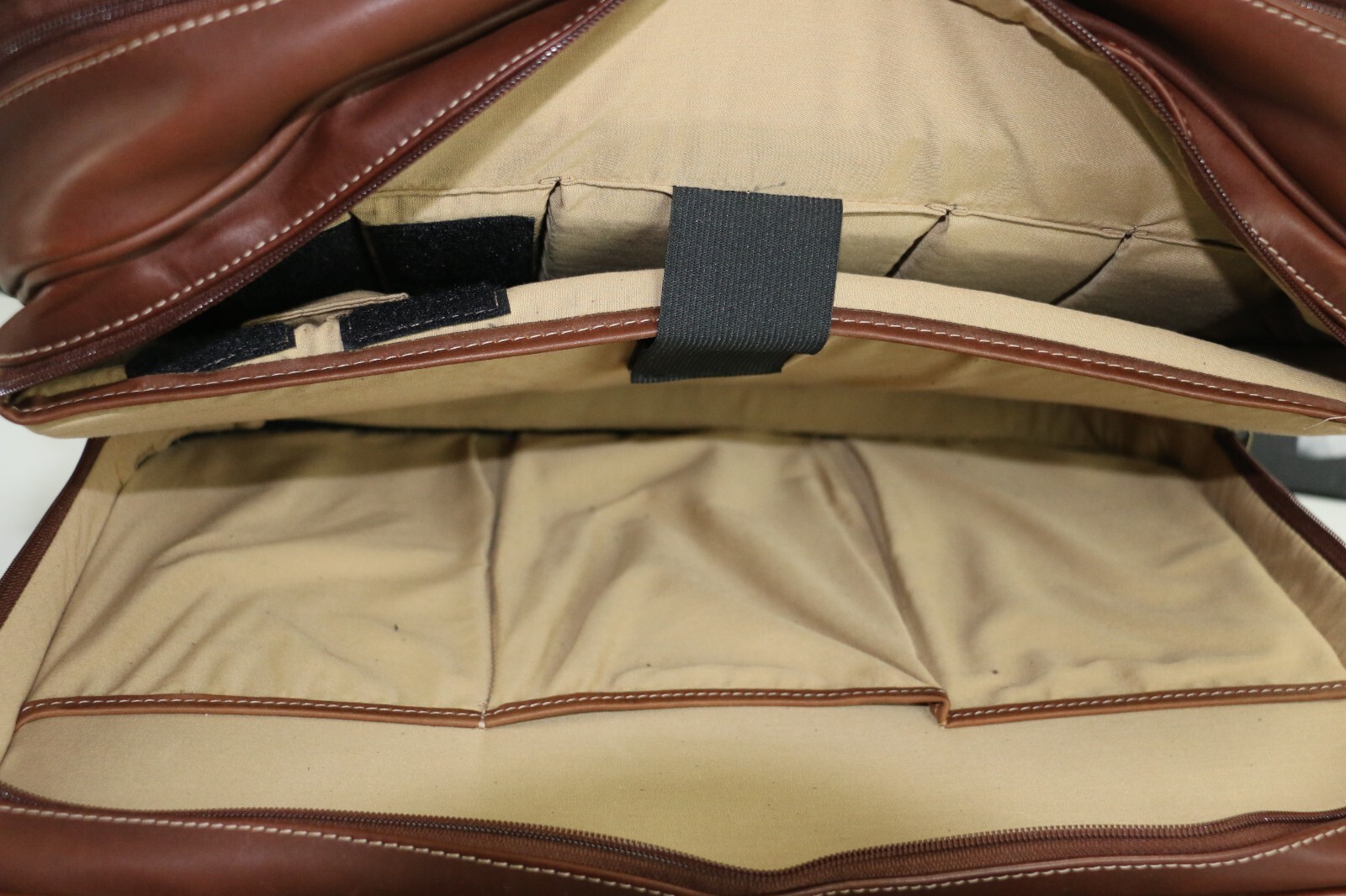 Vintage Leather KORCHMAR Professional Business Travel Briefcase Carry-On Mens