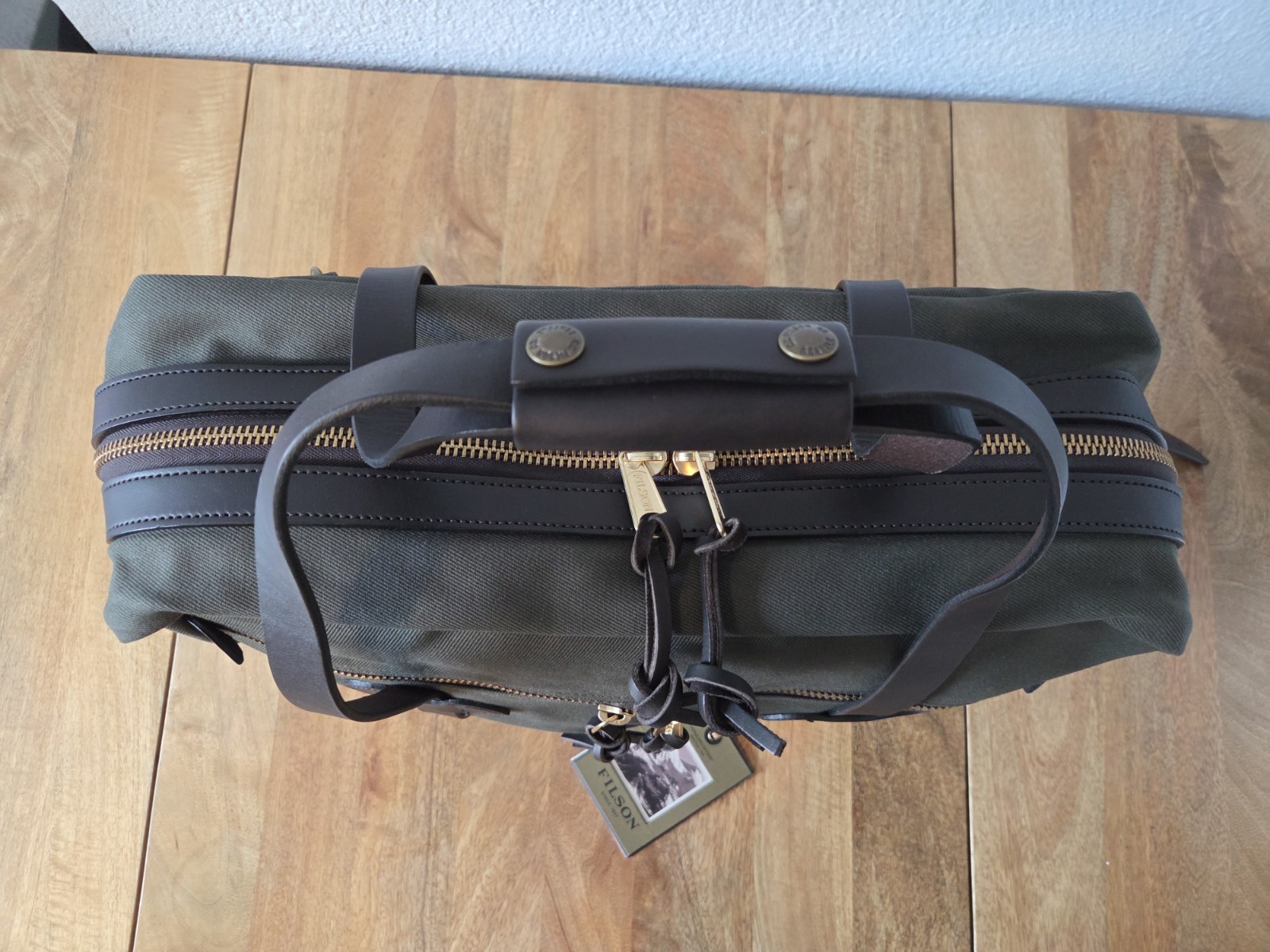Filson Small Rugged Twill Pullman Suitcase | NWT | Otter Green | Made in USA