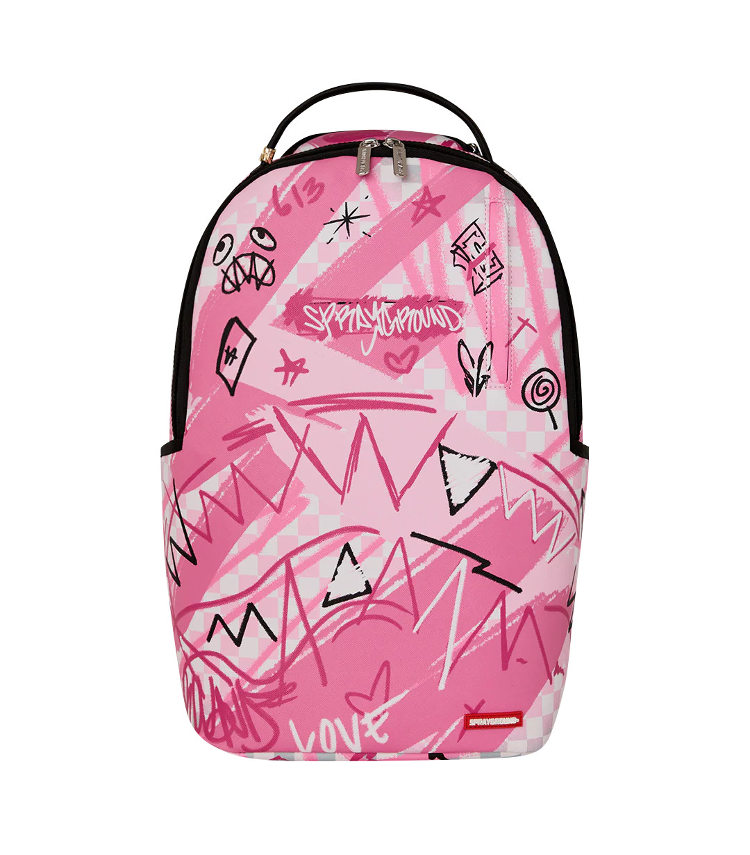 SPRAYGROUND – PINK SMOKE / BROKEN HEARTS CLUB BACKPACK – B8672
